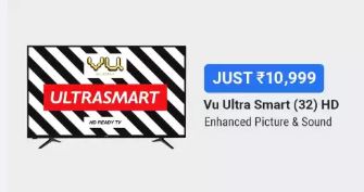 Vu ultra smart 32' HD Ready Tv at discount