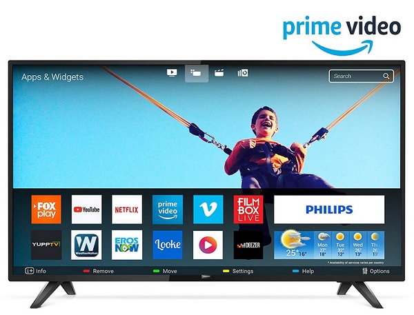 62% off on Philips 6100 series 4K LED Smart TV at Amazon