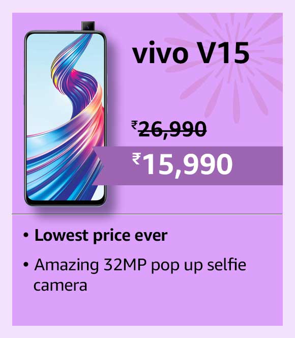 Amazing 32 MP pop-up selfie camera phone - Vivo V15