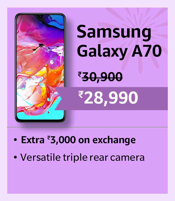 Built for the era of live with Samsung Galaxy A70