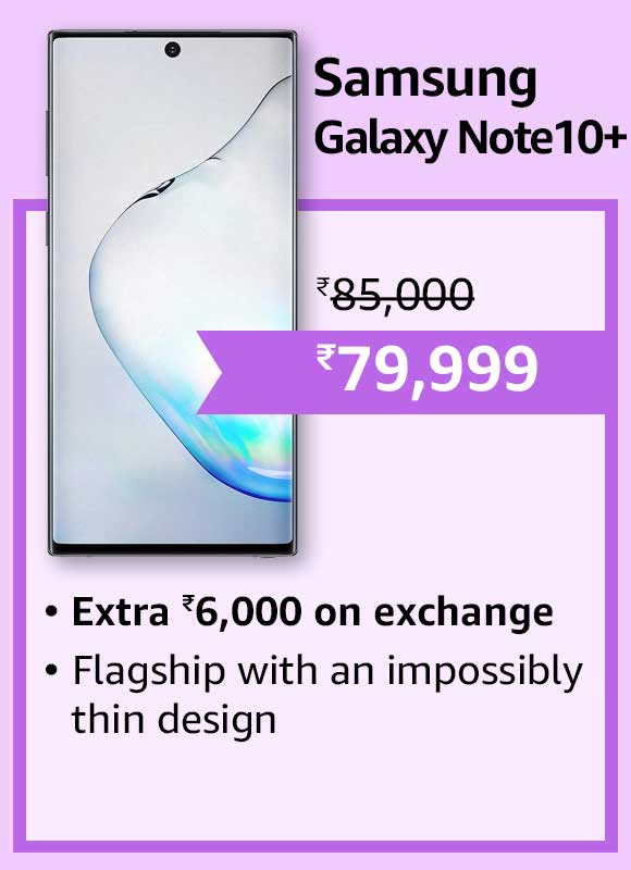 Buy 12 GB Samsung Galaxy Note 10+ with elegant S pen with 