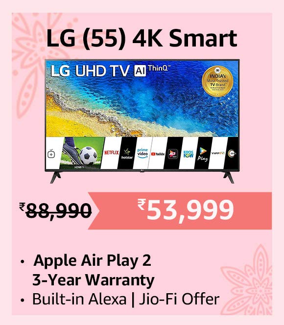 Buy the next generation smart TCL P8E series 4K AI Android Tv from Amazon at half price