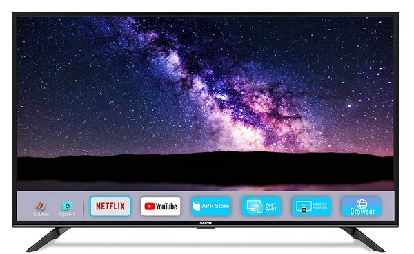 Enjoy matchless entertainment and viewing experience on Sanyo Nebula Series Smart IPS LED TV with 47% discount at Amazon