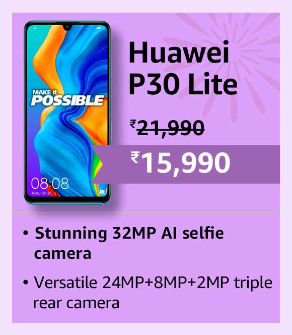 Rs. 6000 price drop on Huawei P30 Lite