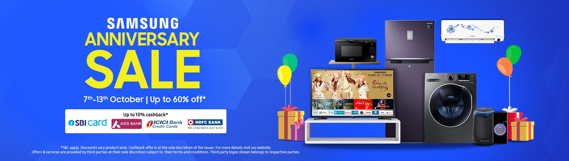 Samsung Anniversary sale – Up to 60% off