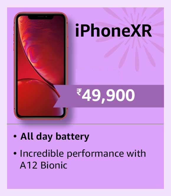 Save Rs. 27000 on Apple iPhone XR in Amazon sale