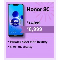 2024 Offers : 40% discount on Honor 8C 4GB phone