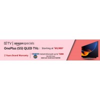 2024 Offers : Amazon Offer - Imagination & intelligence OnePlus Q1 Series Android QLED TV in Rs. 69899