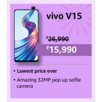 2024 Diwali Offers : Amazing 32 MP pop-up selfie camera phone - Vivo V15