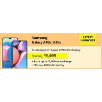 2024 Offers : Discount of 5% & 10% on Latest Samsung Smartphone A10s & A30s respectively