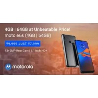 2024 Offers : Moto E6s now for Rs.7,999/- on Flipkart