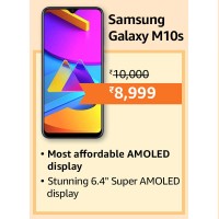 2024 Offers : Samsung Galaxy M10s Deal Price is Rs. 8999 and get up to Rs. 8500 off on exchange