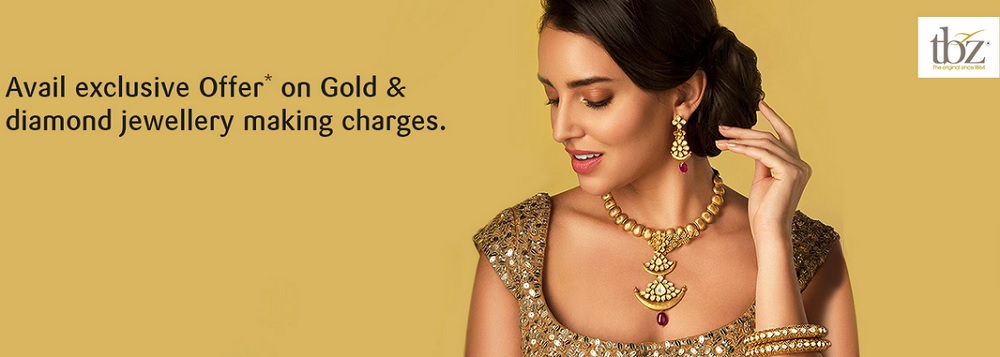 35% Off* on Making Charges of selected Diamond jewellery and 20% Off* on Making Charges of selected 22kt Gold jewellery at 