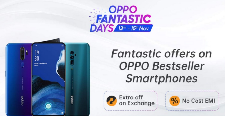 Amazon Gives Fantastic offers (Price drop + Exchange + No-cost EMI) on all Oppo Smartphones