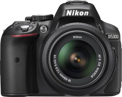 avail 10% off on Nikon D5300 DSLR Camera Body with Dual Lens at Flipkart