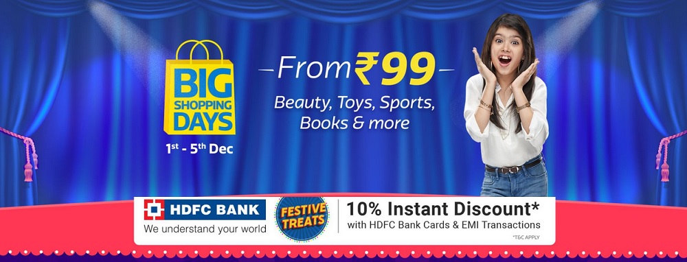 Beauty and Baby care Products starting from just Rs.99 in Flipkart's Big Shopping Days