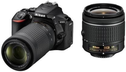 buy Nikon D5600 DSLR Camera Body with Dual Lens with 33% discount at Flipkart