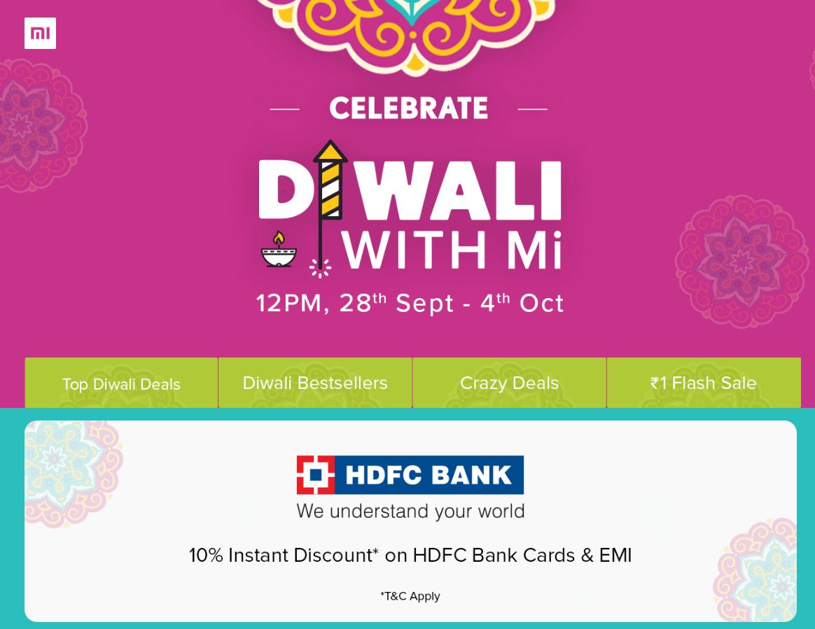 Celebrate Diwali With Mi