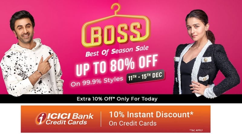 Flipkart Best Of Season Sale 2019 - starts from 11th Dec - Up to 80% off + 10% instant discount* with ICICI Credit Cards