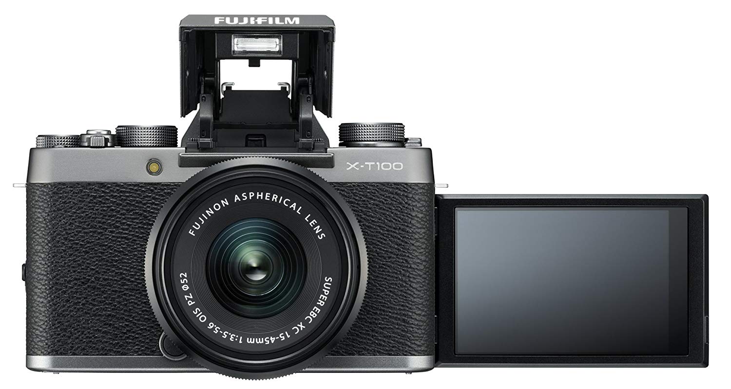 Amazon offers 10K Rs. discount on Fujifilm X-T100 24.2 MP Mirrorless Camera - a camera with Phase detection auto-focus system