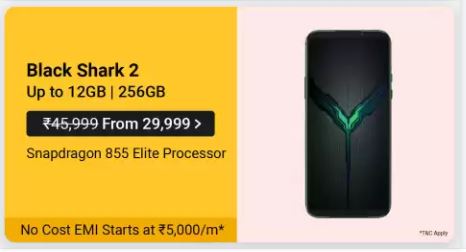 Gaming becomes cheaper on smartphone-Black shark 2 at Rs.29,999/-