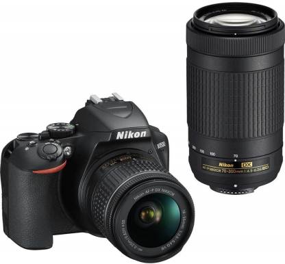 get 23% off on Nikon D3500 DSLR Camera Body with Dual lens at Flipkart