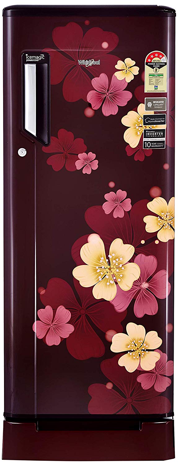 Get 25 years compressor reliability on Whirlpool 200 L 4 Star Inverter Direct-Cool Single-Door Refrigerator on Amazon with Rs. 4000 discount price