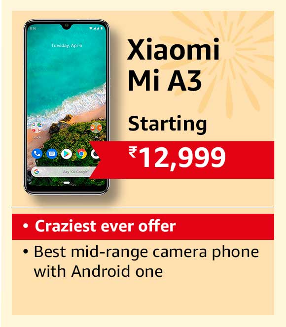 Get Craziest Offer ever on Xiaomi Mi A3