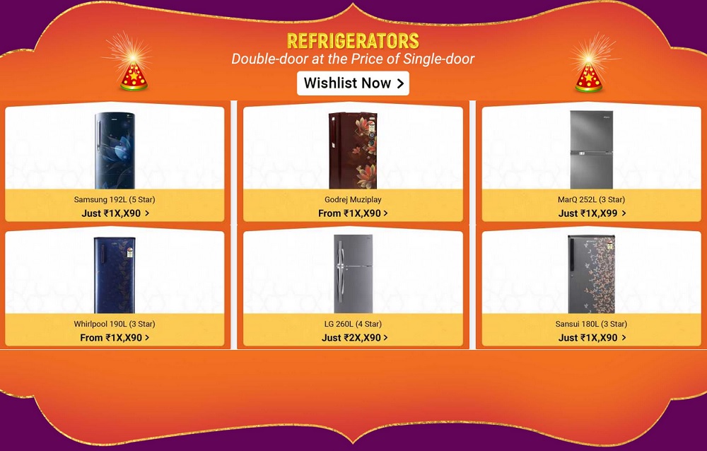 Get mighty discount on Refrigerators in Flipkart Big Diwali Sale