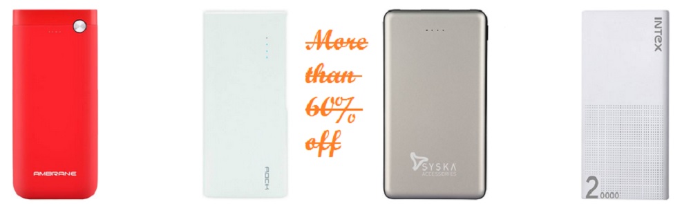 Get more than 60% off on powerful power bank at Flipkart sale