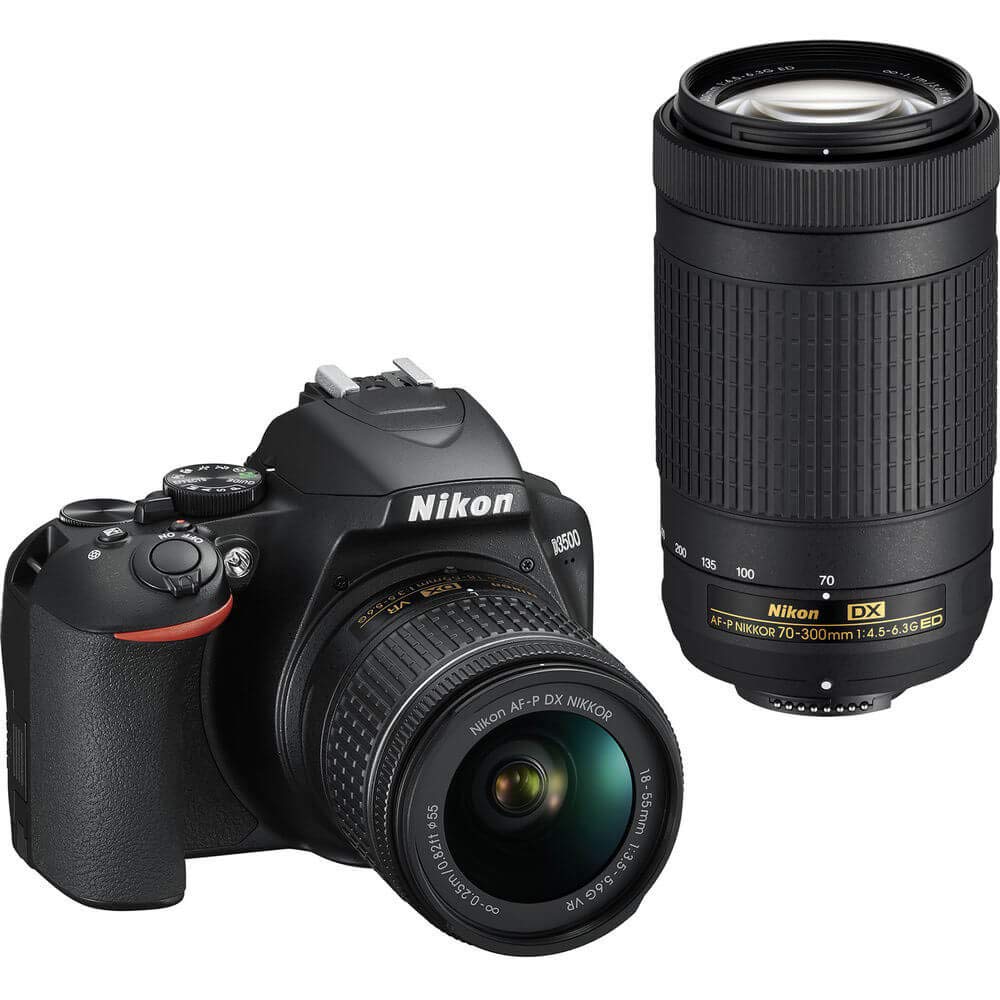 Get Nikon D3500 DX-Format DSLR with Two Lens Kit on Amazon with up to 20k saving