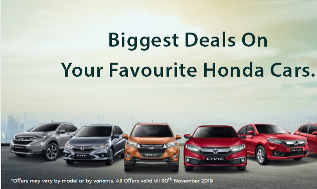 Grab Biggest Deals on your favourite Honda Cars 