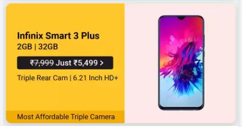 Infinix Smart 3 Plus gets new price tag of Rs.5,499/-