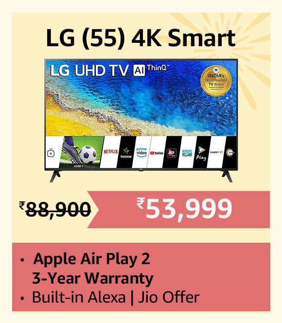 LG 55 Inch 4K Smart TV Never before Deals