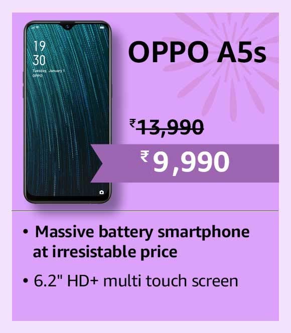 OPPO A5S gets new price on Amazon Great Indian Festival