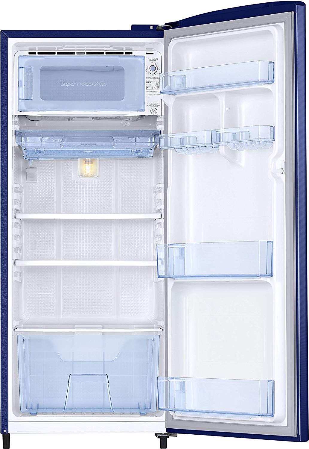 Price drop up to Rs. 5060 on new Starflower blue Designing Samsung 192 L 3 Star Single Door Refrigerator on Amazon