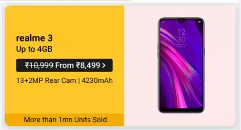 Realme 3 on offer