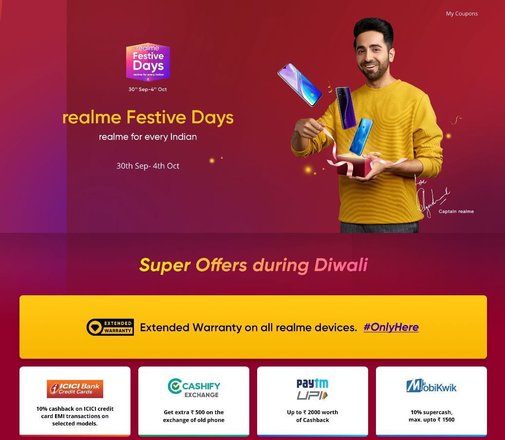 Realme Super Offers During Diwali