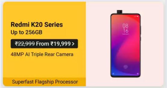 Redmi K20 series gets huge discount on Flipkart