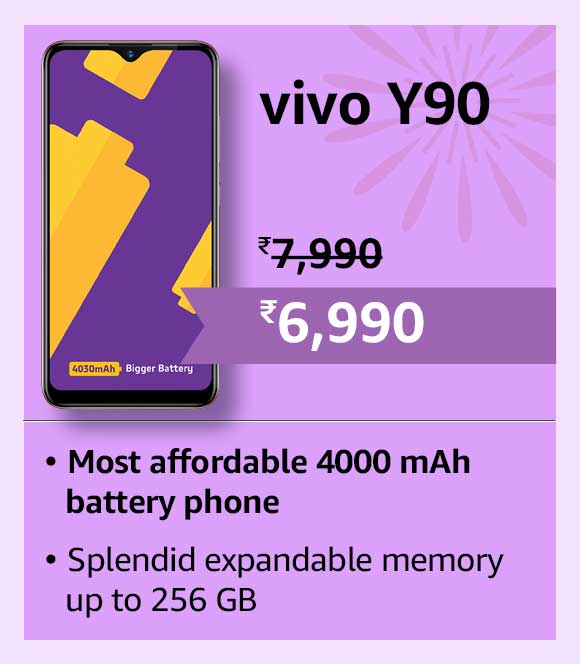 Rs. 1000 Price cut on Vivo Y90