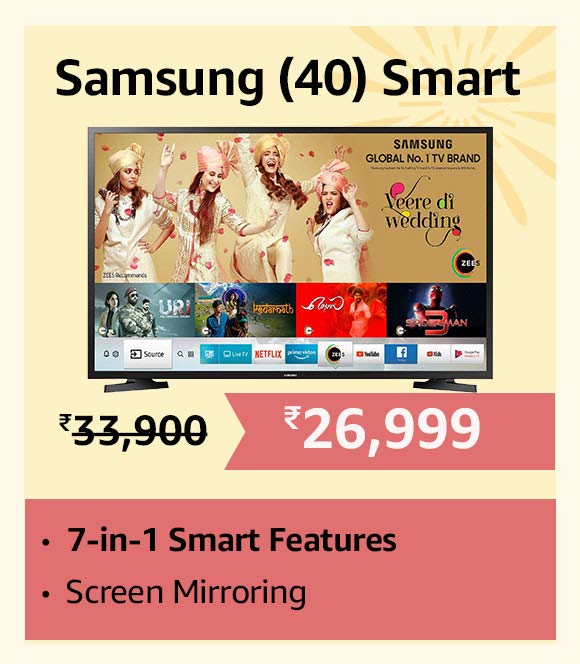 Samsung 40 Inch FHD Smart TV Only at Rs 26999