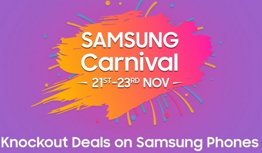 Samsung carnival Offer On Flipkart - Get Best Deals On Samsung Phones