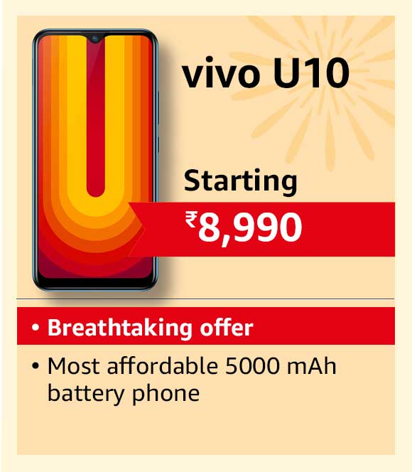 take advantage of Breathtaking Offer On Vivo U10