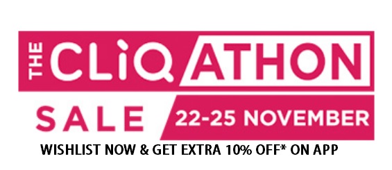 TATA CLiQ ATHON Sale - Wish-listing Your favorite Product and Get extra 10% off* 