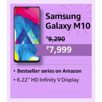 2024 Diwali Offers : Buy Samsung Galaxy M10 only in Rs. 7999 from Amazon