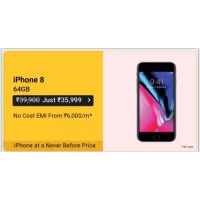 2024 Diwali Offers : Cheapest iPhone 8 at never before price with option of no cost emi