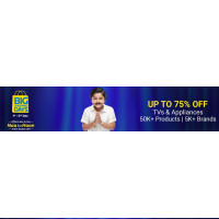 Flipkart Big Shopping days on TVs & more appliances - Get up to 75% off* + Extra 10% instant discount with Bank offers... Check this offer and wishlist your favourite Products now !!!