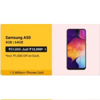 2024 Offers : GALAXY A50 now starts at Rs.15,999/-