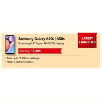 2024 Diwali Offers : Get Up to Rs. 2000 additional Discount on exchange with Samsung A10s & A30s