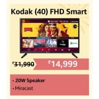 2024 Offers : Kodak 40 Inch FHD Smart TV Offer Price is Rs 14999